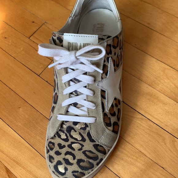 Piranha | animal print suede running shoes size 39 - Picture 5 of 5